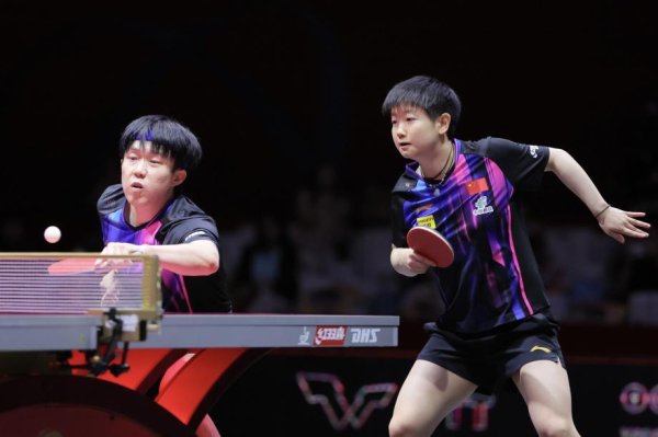 孙英莎/王楚琴以3比0击败韩国选手，晋级世界乒乓球锦标赛混双决赛