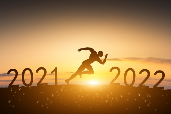 快跑  挥别2021 缓步  是自律、承诺、生活、希望